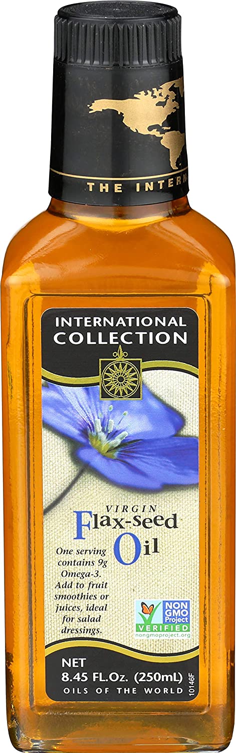 Internationale Sammlung – Leinsamenöl Virgin, 8.45 Fl Oz – Packung mit 6