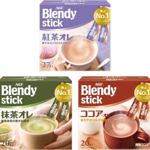 AGF Blendy Stick Tee, Kakao und Matcha 3-Geschmack Tasting Set JAPAN – Tokyo Sakura Mall