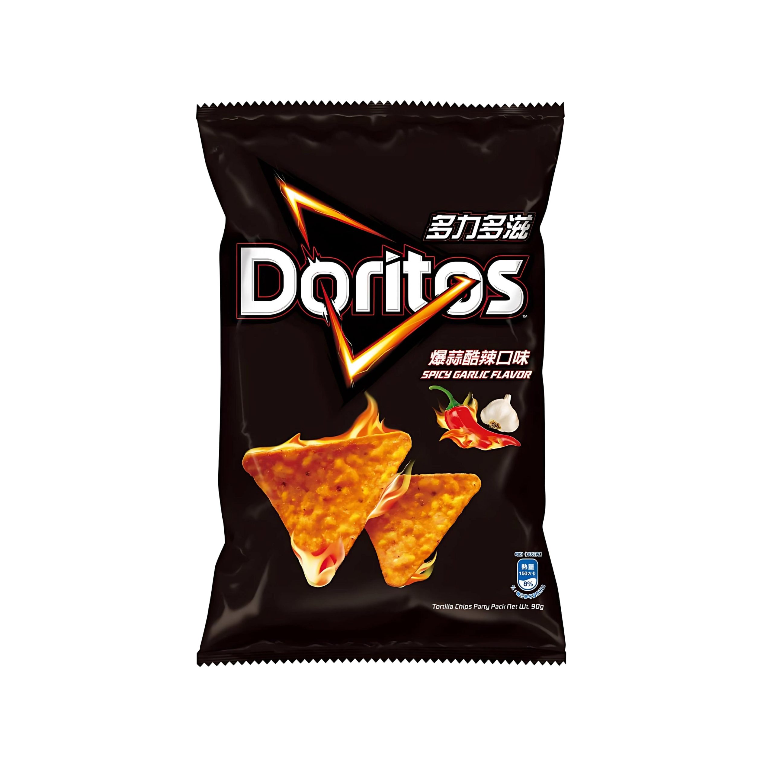 Doritos Chips Mid scharf Knoblauch Geschmack (Taiwan)