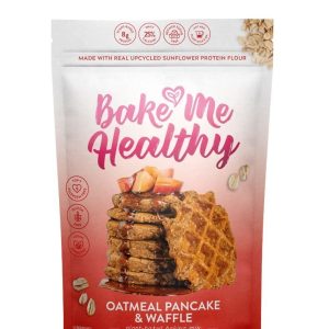 Backen Sie mich gesunde Haferflocken Pfannkuchen & Waffel pflanzliche Backmischung Fall – 6 Taschen