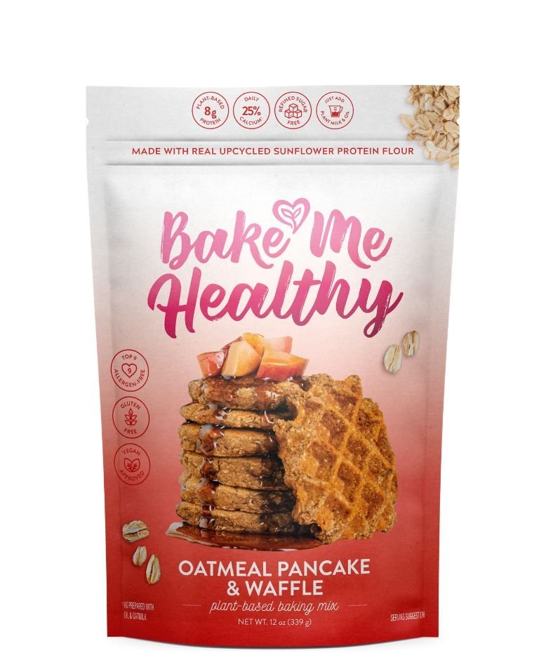 Backen Sie mich gesunde Haferflocken Pfannkuchen & Waffel pflanzliche Backmischung Fall – 6 Taschen
