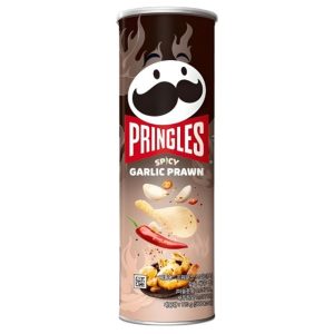 Pringles würzige Knoblauchgarnelen Kartoffelchips vietnam (ca. 12 Stück) – 102g