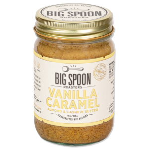 Big Löffel Röster – Vanille Karamell Mandel & Cashew Butter: 13 Unzen Glas