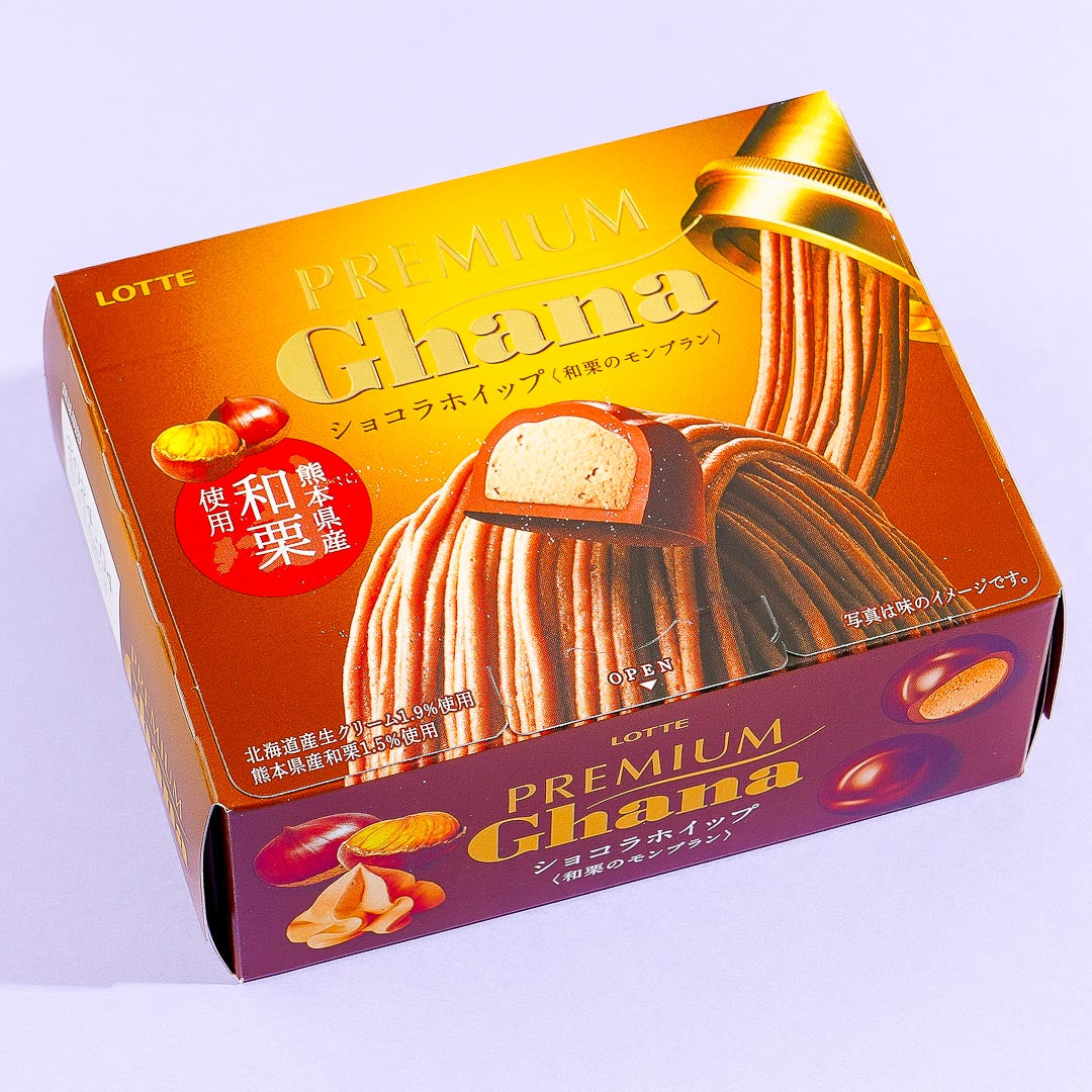 Lotte Premium Ghana Schokolade – Kastanie Montblanc