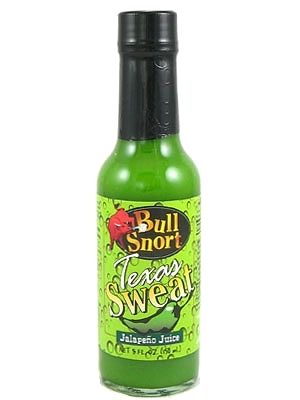 Bull Snort Texas Schweiß Chilisauce, 5oz