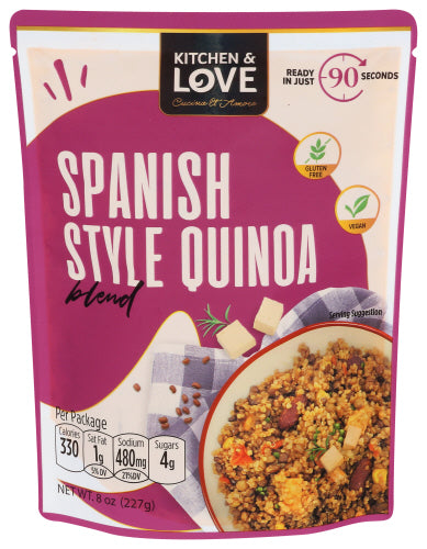 Küche und Liebe – Quinoa Medley Gebratener spanischer Stil, 8 oz – Packung mit