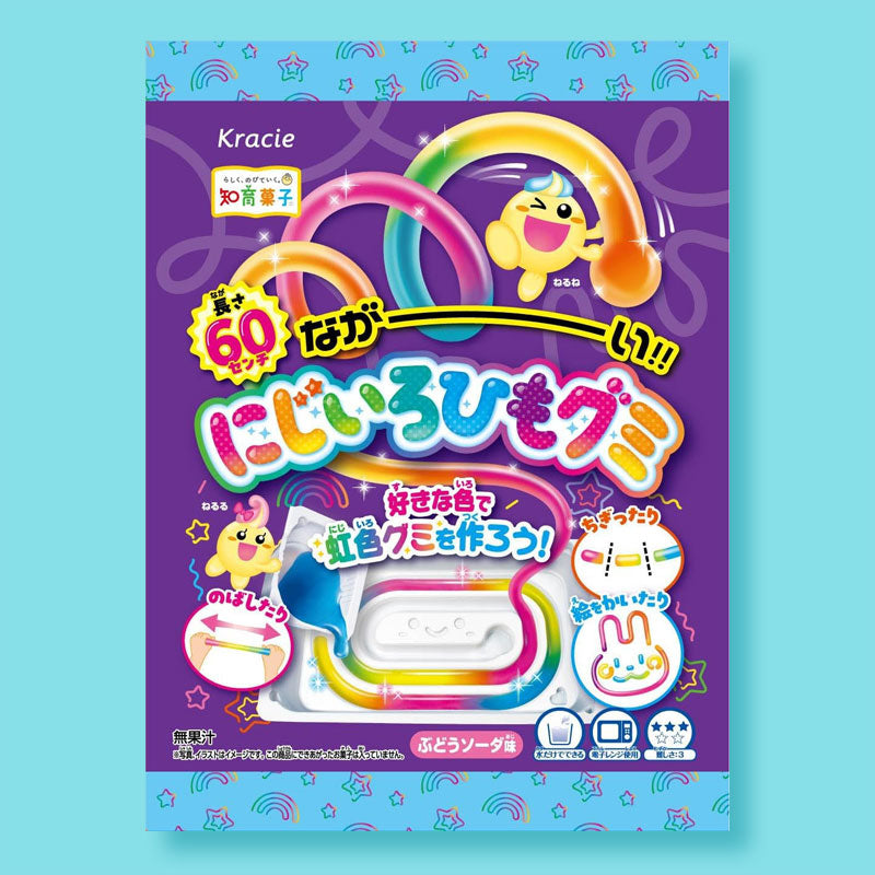 Kracie lange Regenbogen String Gummibärchen DIY Süßigkeiten