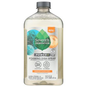 SEVENTH GENERAT – Foaming Dish Spray Nachfüll Mandarin Orange Duft – 16FO