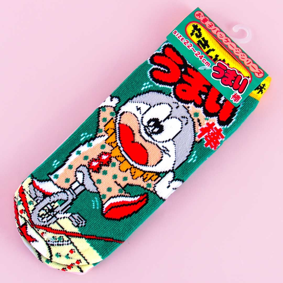Umaibo Salat Socken