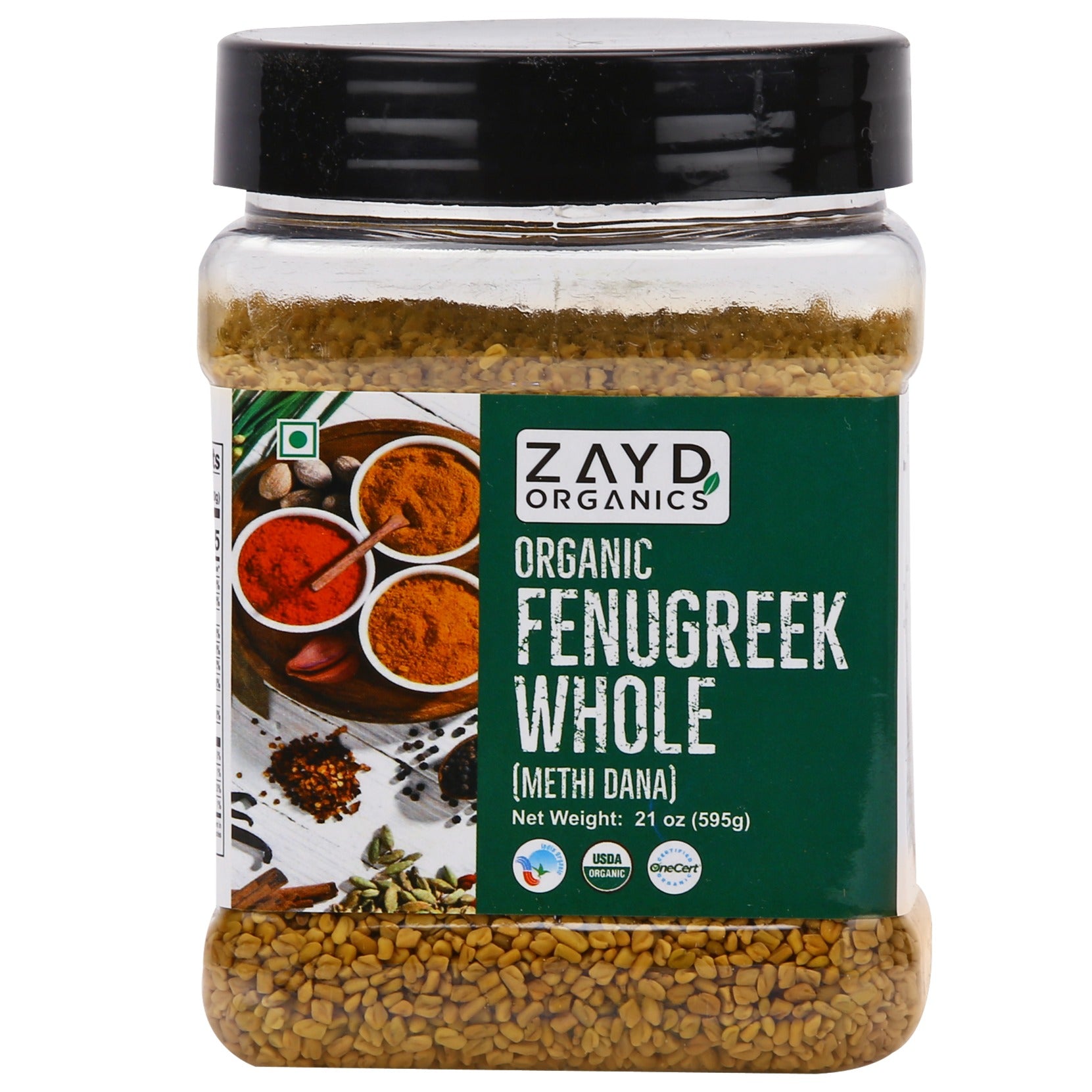 Zayd Bio Bockshornklee Ganze 21oz, USDA Bio-zertifiziert