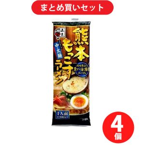 Itsuki, getrocknete Instant Ramen Nudeln, Kummoto Mokkos, 123 g x 4 Beutel