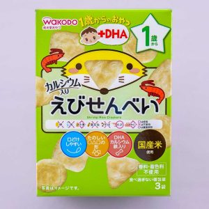 Wakodo Baby + DHA Garnelen Reis Crackers
