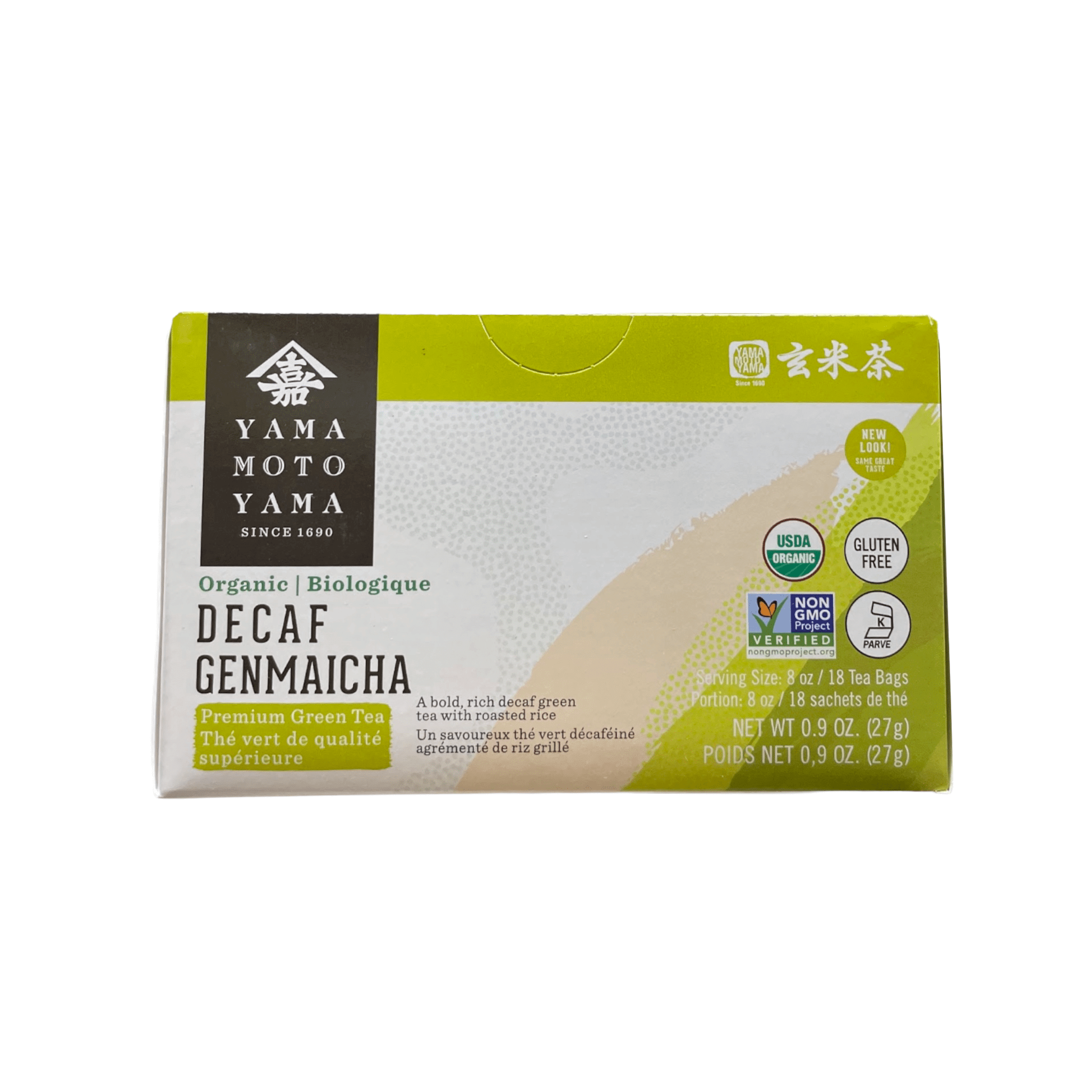 Yamamotoyama Bio-Dekaf Genmaicha Premium Tee
