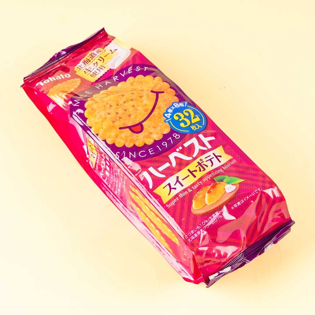 Tohato Smile Harvest Super dünn Keks Tasche – Süßkartoffel