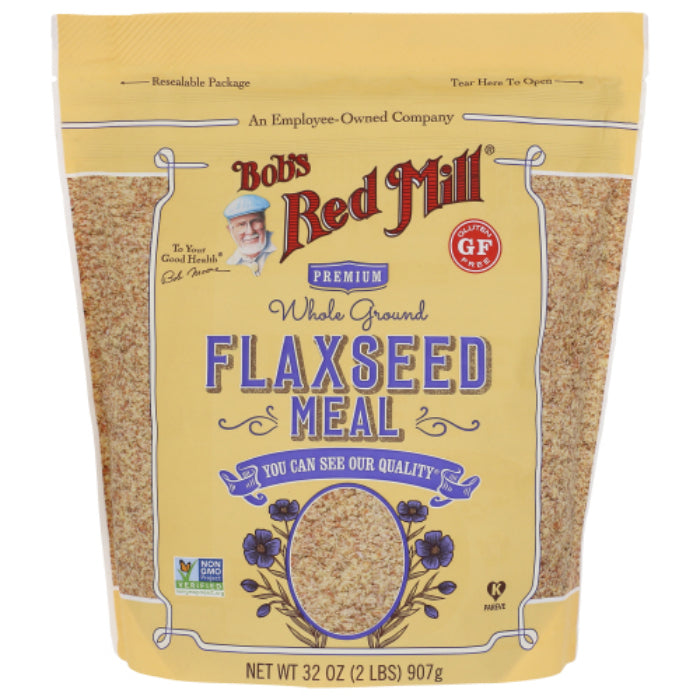 Bob's Red Mill Leinsamen-Mahlzeit, 32 OZ – 4er Packung