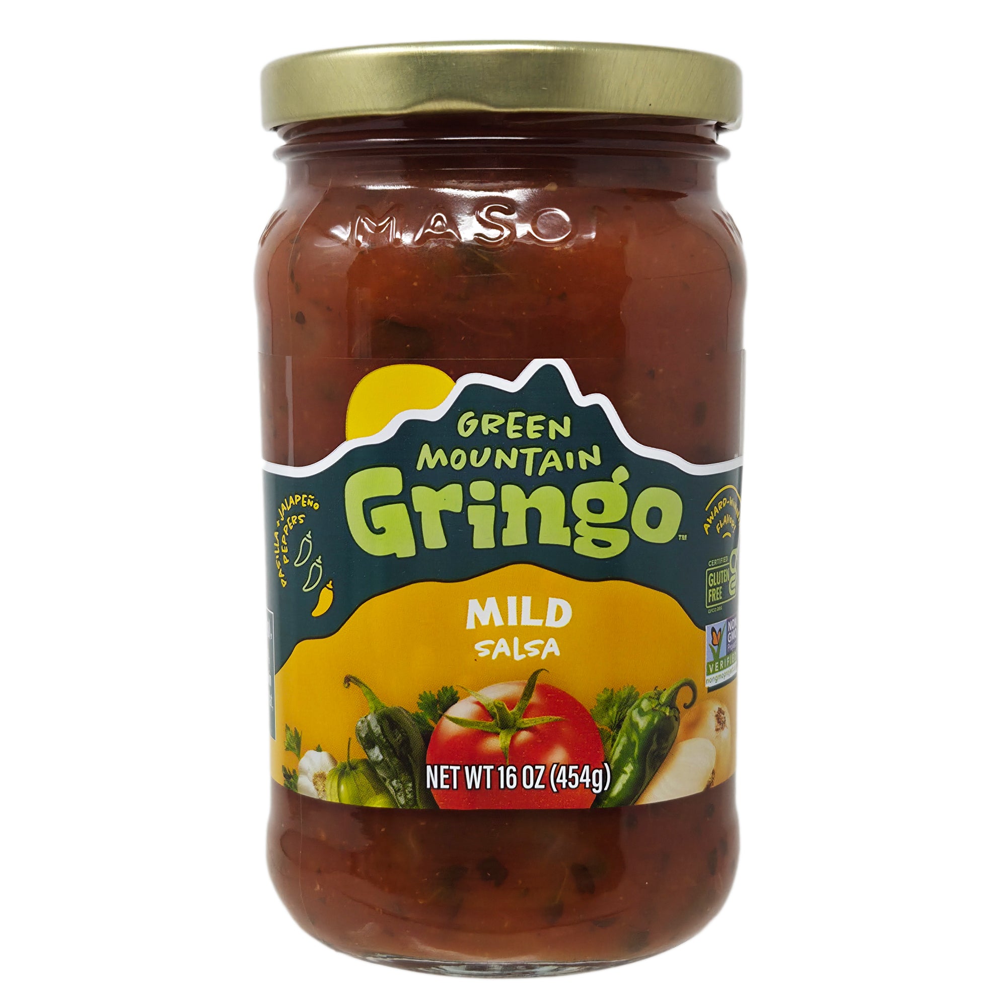 Grüner Berg Gringo milde Salsa-16 Unzen.