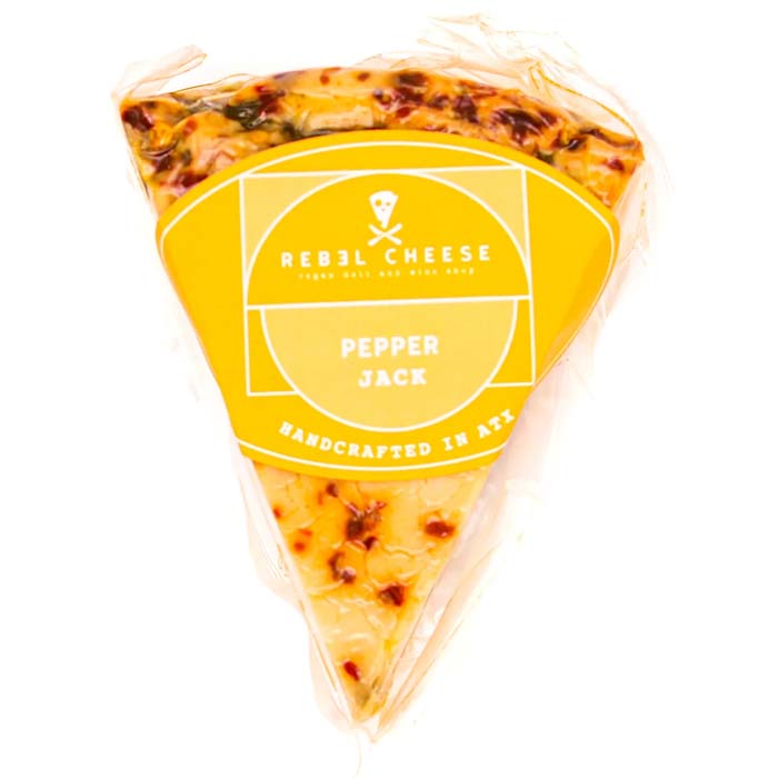 Rebel Käse – Vegan Pfeffer Jack Käse, 6 Unzen