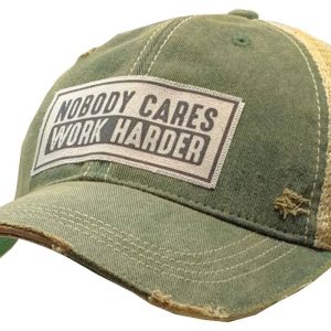 Nobody Cares Work Harder bekümmerte Baseball Mütze Trucker Hut