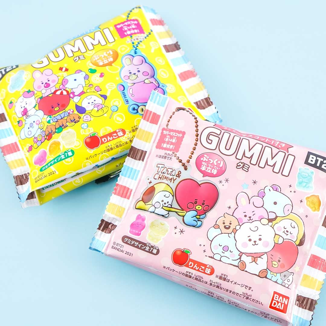 BT21 Gummi Charm mit Süßigkeiten