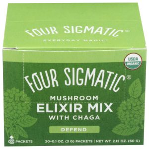 vier sigmatische – Elixier-Mischung mit Chaga 2,12 Unzen – Packung mit 1