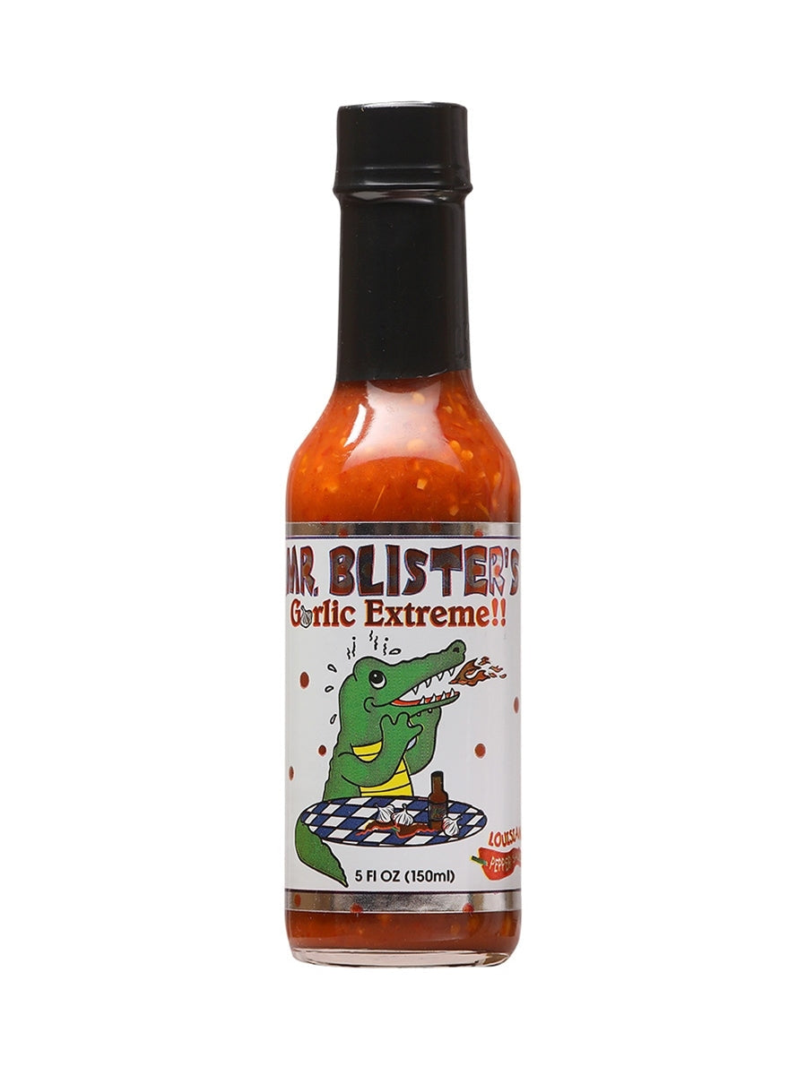 scharfe Sauce mr Blister Knoblauch extrem 5 oz louisiana Hitze 7 $9.48