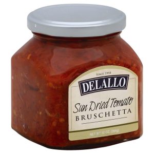 Delallo – Bruschetta Sundried Tomaten, 10 Unzen Packung mit 6