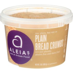 Aleia’s – Plain Glutenfreie Brotkrümel, 13 Unzen Packung mit 12 Stück