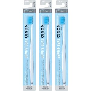 NONIO Zahnbürste TYPE-SHARP weich oder Regular(Set von 3) Hergestellt in JAPAN – Tokyo Sakura Mall