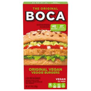 Boca Burger – Burger, 4 Packungen, mehrere Geschmacksrichtungen, Packung mit 12