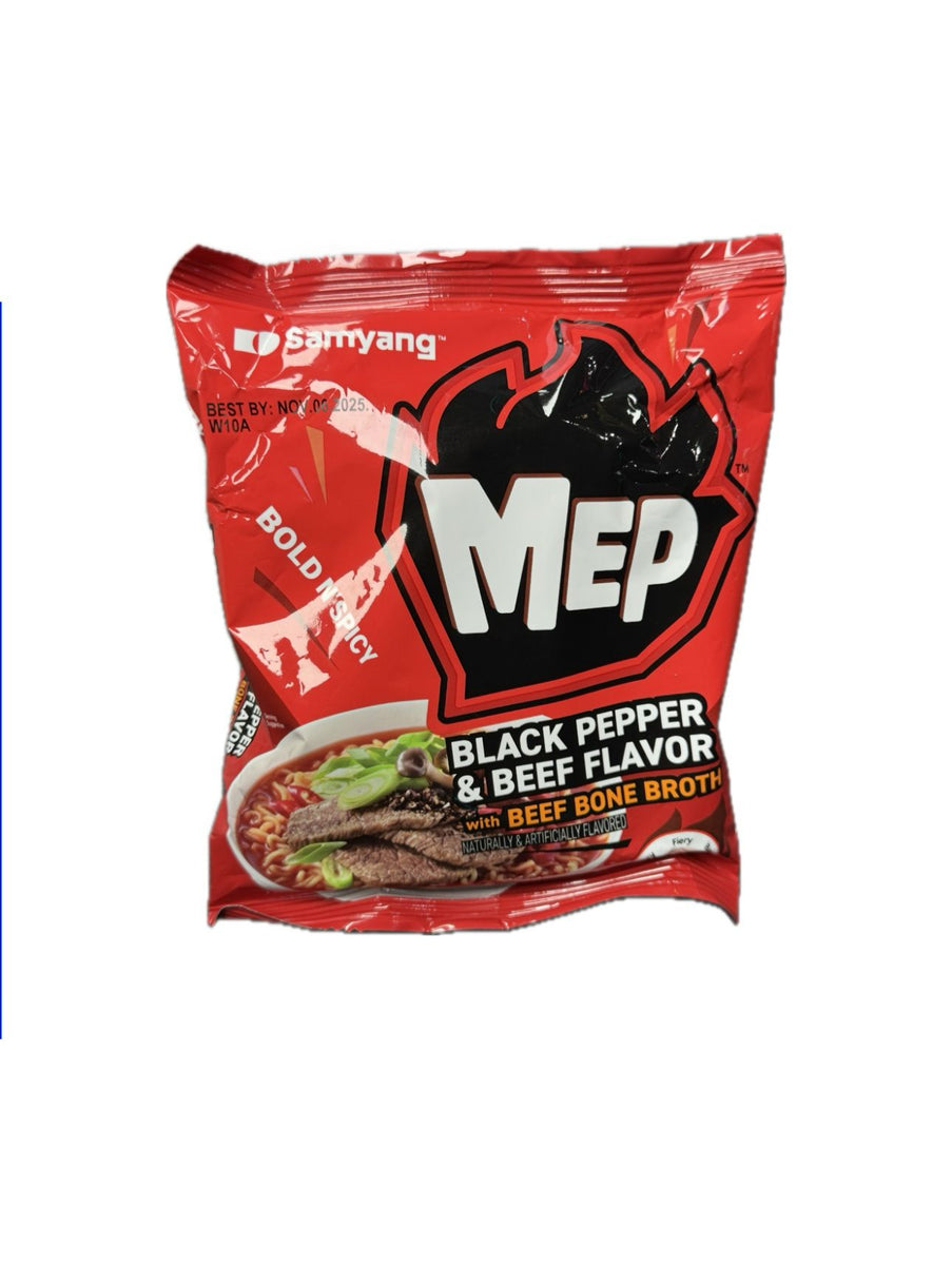 Samyang Mep Bold N scharf Schwarzer Pfeffer & Rindfleisch mit Knochenbrühe