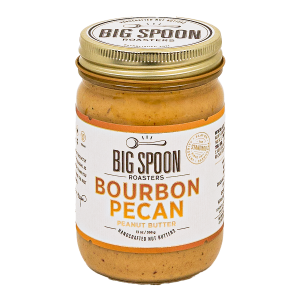 Big Löffel Röster – Bourbon Pecan Erdnussbutter: 13 Unzen Glas