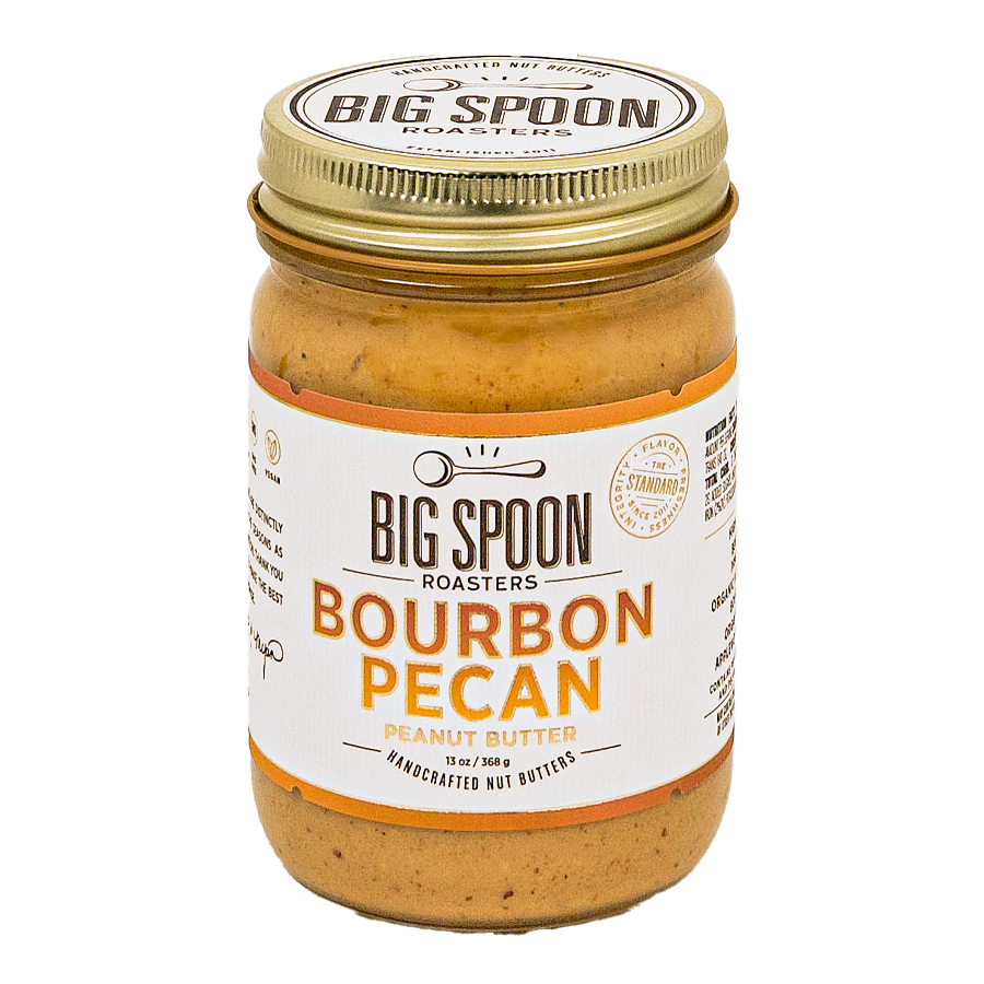 Groß Spoon Braten Bourbon Pekannuss Erdnussbutter: 13 oz Glas