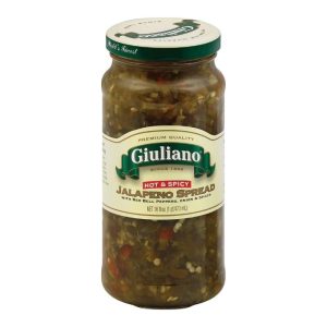 Giuliano Pfeffer verteilt Jalapeno heiß würzig, 16 Unzen Packung mit 6