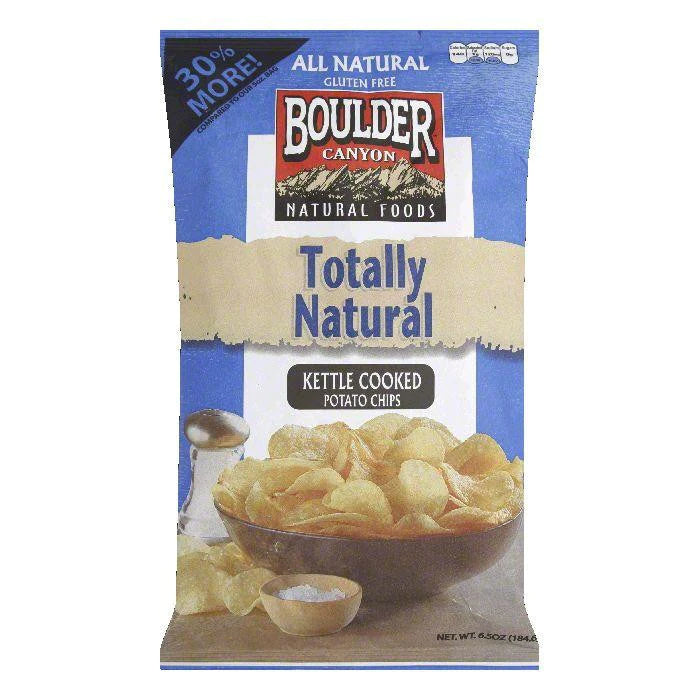 Boulder Canyon Schneiden Sie total natürliche Chips, 6,5 Oz – Packung mit 12