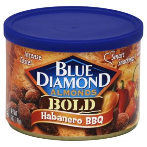Blue Diamond Mandel Habanero BBQ, 6 Unzen (Packung mit 12)