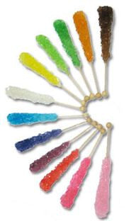 Verschiedene Rock Süßigkeiten Sticks – 10 Stück
