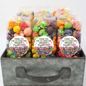 Regenbogen sprengt Geburtstagsgeschenke