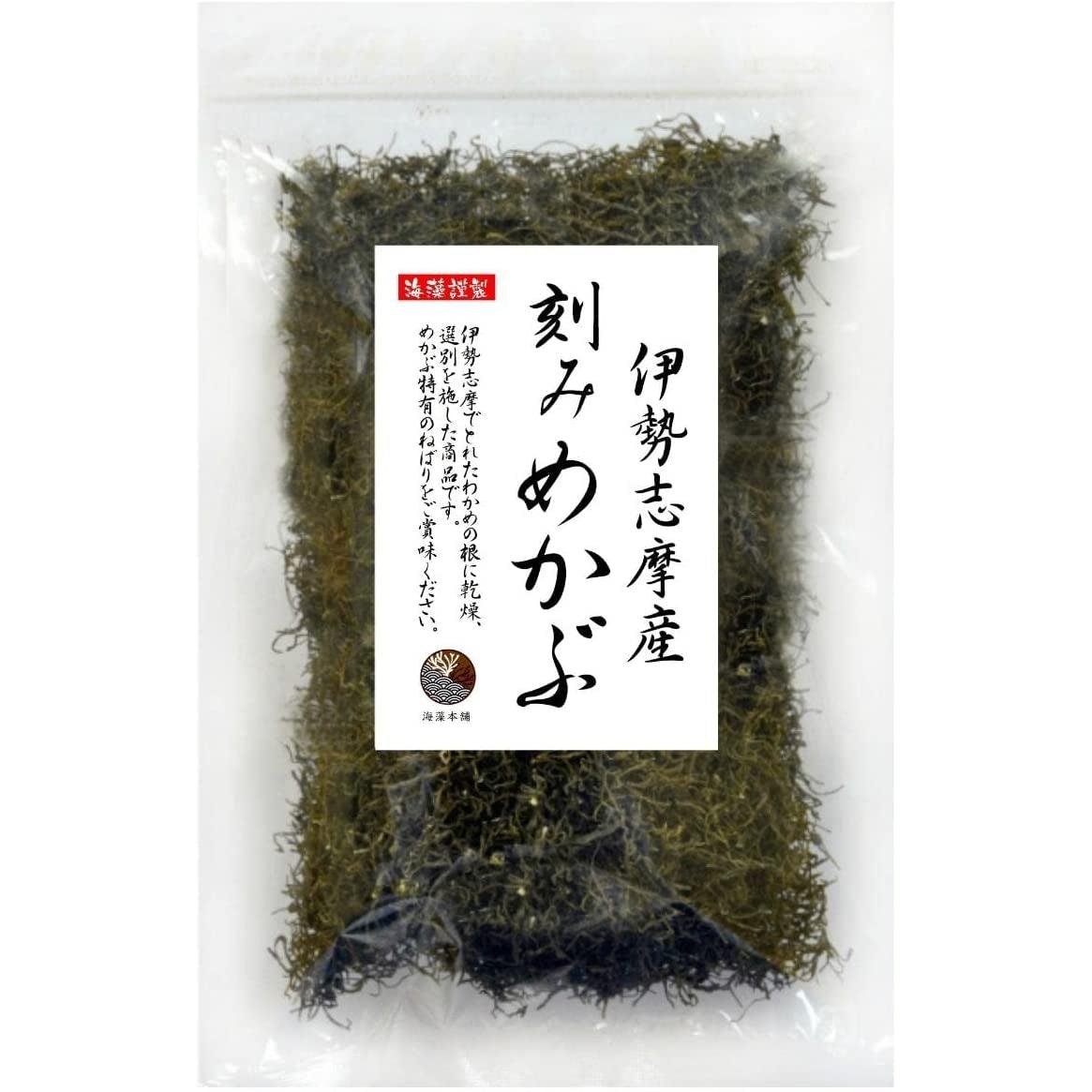 Uwabe Kaiso Honpo Getrocknete und gehackte Mekabu (Wakame Seetangwurzel) 100g