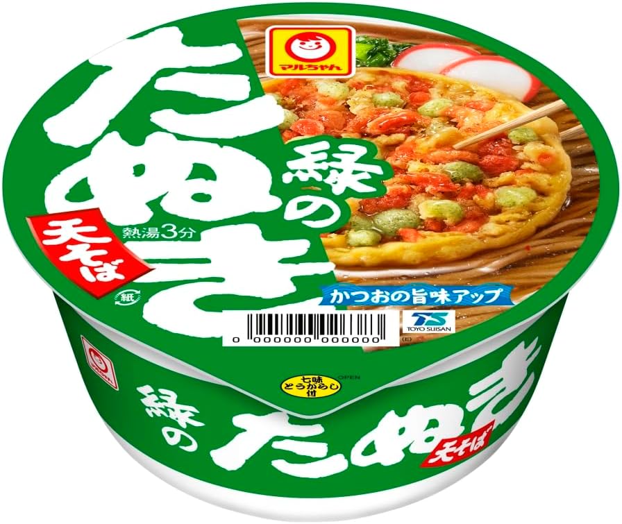 Maruchan Grün Tanuki Tempura Soba 101g x 12Packs Japan – Tokyo Sakura Mall