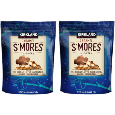 Kirkland Signature Karamell S'mores Cluster, 26,3 oz (Packung mit 2)