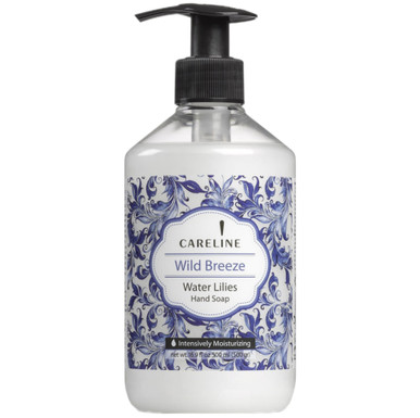 Careline Wild Breeze Wasser Lilien Handseife, koscher für Passah, feuchtigkeitsspendende Formel, 16.9 Fl oz