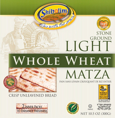 Shibolim hell Vollkorn Matza, 10,5 oz