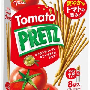 Glico “PRETZ”, Tomaten, 8 Mini-Packungen in 1 Beutel