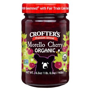 Crofter’s Premium-Spread Bio – Morello Kirsche 16,5 Unzen Packung mit 6