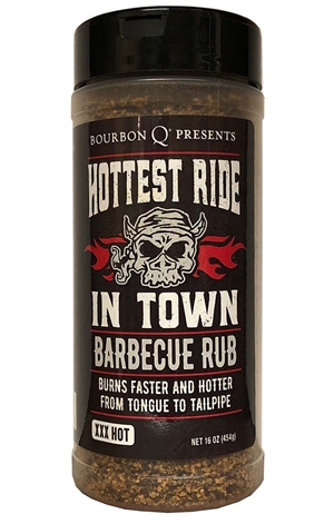 Bourbon Q heißeste Fahrt in der Stadt Grill Rub, 16oz