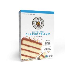 King Arthur Glutenfreie klassische gelbe Kuchen Mischung