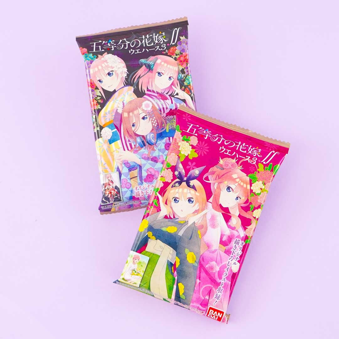 Die Quintuplets Season 2 Karte mit Waffel