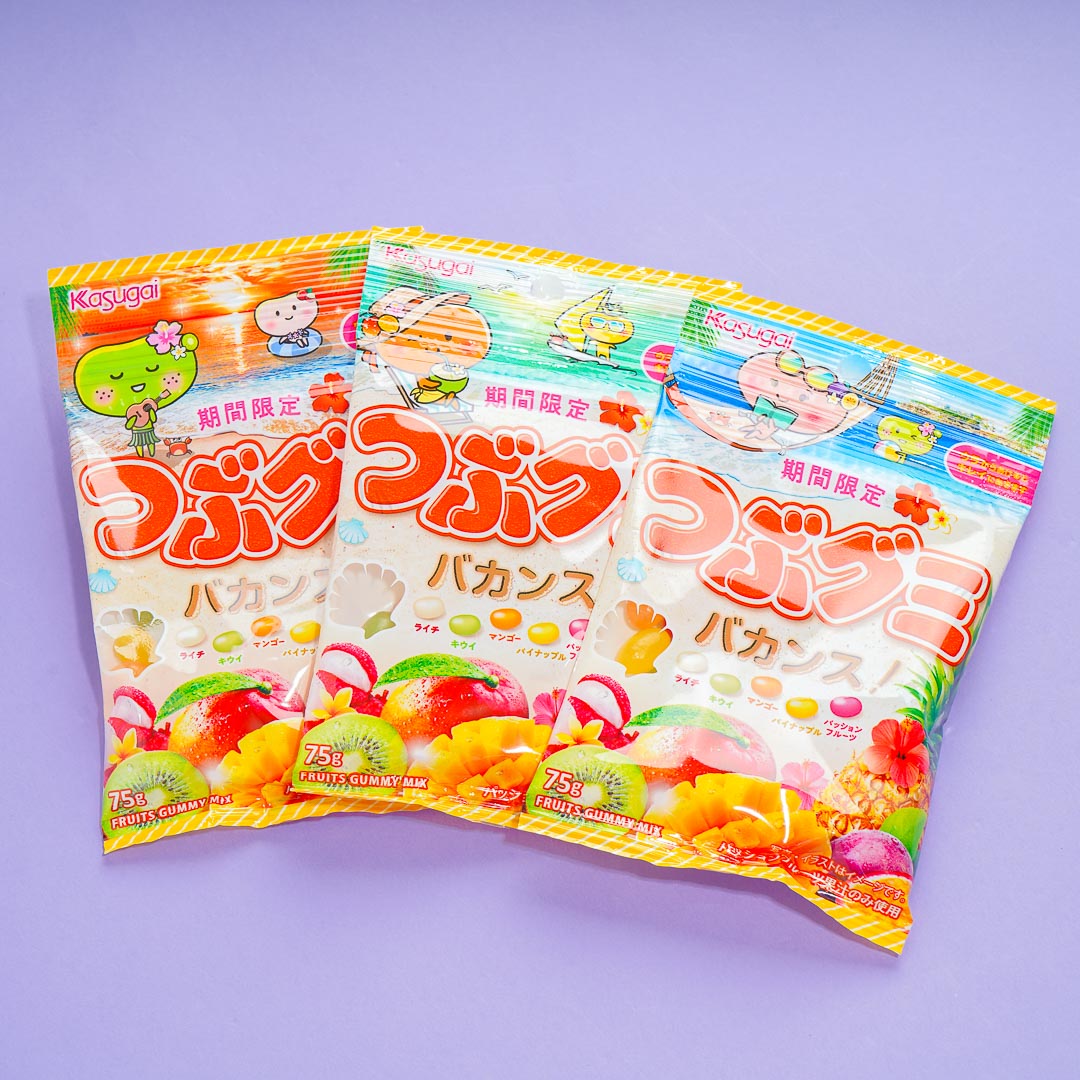 Kasugai Tsubu Gummy Süßigkeiten – Tropische Früchte
