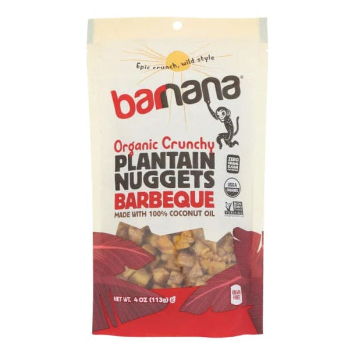 Barnana – Nuggets Plantain BBQ Bio, 4 Oz – Packung mit 6 Stück