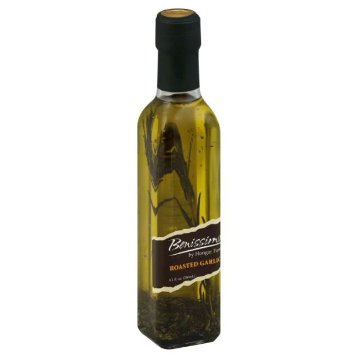 Benissimo – Geröstetes Knoblauchöl, 8,1 Oz – Packung mit 6 Stück